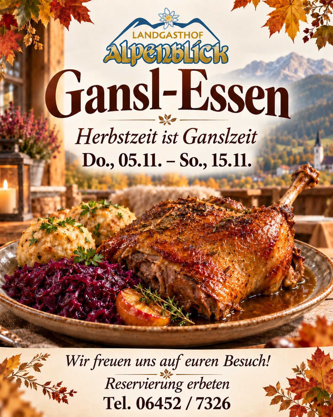 Gansl Essen 2026 - Gasthof Alpenblick in Altenmarkt im Pongau Gansl Essen 2026 - Gasthof Alpenblick in Altenmarkt im Pongau
